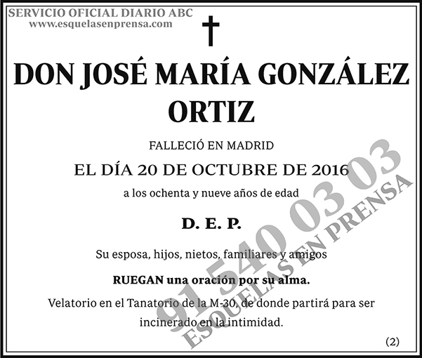 José María González Ortiz